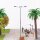 LED Straßenlampen H0 11cm 4-flammig Lampen Leuchten Laternen 5 Stück A2058