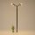 LED Straßenlampen H0 11cm 4-flammig Lampen Leuchten Laternen 5 Stück A2058
