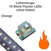 Flacker LED 0805 SMD flackernd Flackerlicht Kerze Lagerfeuer Feuer LEDs 10 Stück