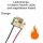 Flacker LED 0805 SMD flackernd Flackerlicht Kerze Lagerfeuer Feuer LEDs 10 Stück orange mit Kabel 10 Stück