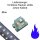Flacker LED 0805 SMD flackernd Flackerlicht Kerze Lagerfeuer Feuer LEDs 10 Stück blau ohne Kabel 10 Stück