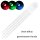RGB LED 5mm 4-Pin Kurzkopf Strohhut LEDs klar diffus gemeinsame Kathode / Anode