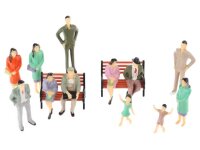 Figuren stehend sitzend 1:32 Reisende Spur 1 und Carrera 132 Set 20 Stück F13