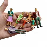 Figuren stehend sitzend 1:32 Reisende Spur 1 und Carrera 132 Set 20 Stück F18