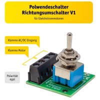 Polwendeschalter Umschalter Motoren Eingang AC und DC für Richtungswechsel H016