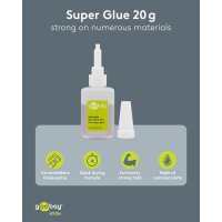 Sekundenkleber Kleber je 20g 3 Stück Flaschen = 60g Super Glue stark schnell