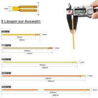 Mini LED Lichterkette Ø 2mm Filament 360° Licht sehr soft flexibel Modellbau RC