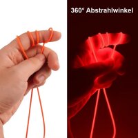 Mini LED Lichterkette Ø 2mm Filament 360° Licht sehr soft flexibel Modellbau RC