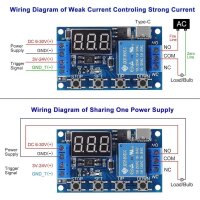 Zeitschalter Timer Zeitrelais Verzögerungs Relais programmierbar 5V 6-30V S113