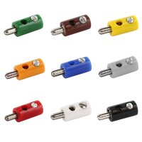 Bananenstecker Querlochstecker 2,6mm viele Farben...