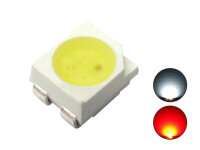 DUO LED SMD 3528 Bi-Color weiß / rot Lichtwechsel...