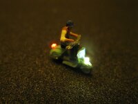 Figuren LED Beleuchtung 1:160 N Radfahrer Fahrrad...