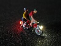 Figuren LED Beleuchtung 1:160 N Radfahrer Fahrrad...