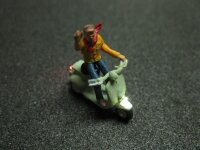 Figuren LED Beleuchtung 1:87 H0 Fotograf Radfahrer...