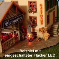 Grill Gartengrill LED Flackern Flackerlicht Brandflackern Bausatz für H0 S1172