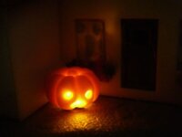 Halloween Kürbis LED Beleuchtung - ein Blickfang...
