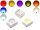 LED 3528 5050 SMD PLCC-2 PLCC-6 LEDs 10 20 50 100 Stück Set und 9 Farben AUSWAHL Sortiment 80 Stück 3528 Set 3528 alle Farben
