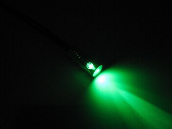 LED Adapter für Lichtwellenleiter Lichtleiter LWL Lichtfaser mit LED 12V Grün