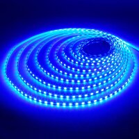 LED Beleuchtung 100cm blau nur 4mm schmal Licht Häuser Waggons RC 1 Meter S777