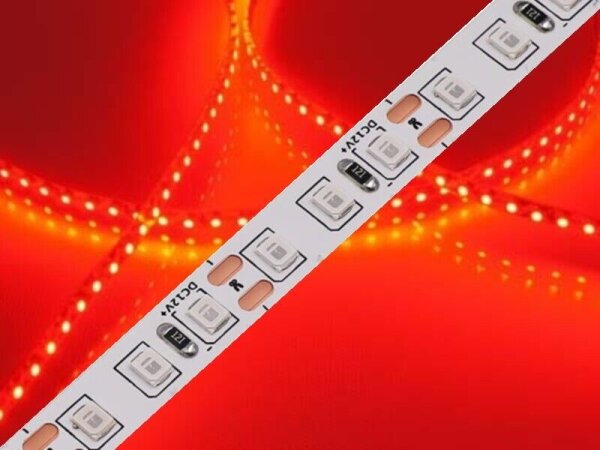 LED Beleuchtung rot 100cm 120 LEDs Häuser Kirmes Club Disco Rummel 1 Meter S503