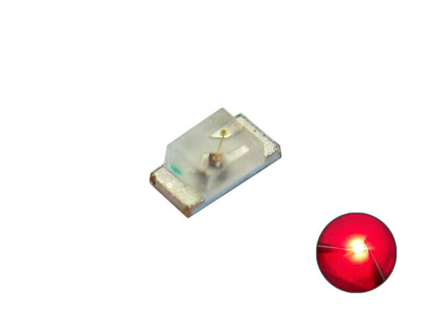 LED SMD 0603 micro mini LEDs 10 20 50 100 Stück und Set und 9 Farben AUSWAHL rot 0603 20 Stück