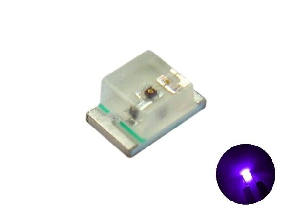 LED SMD 0805 micro mini LEDs 10 20 50 100 Stück und Set und 9 Farben AUSWAHL lila / violett 0805 50 Stück