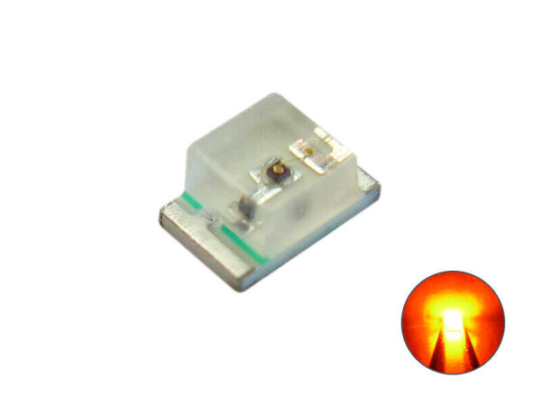 LED SMD 0805 micro mini LEDs 10 20 50 100 Stück und Set und 9 Farben AUSWAHL orange 0805 20 Stück