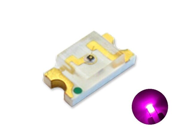 LED SMD 1206 micro mini LEDs 10 20 50 100 Stück und Set und 9 Farben AUSWAHL pink 1206 20 Stück