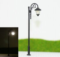LED Straßenlampen H0 TT Parkleuchten 6,5cm...
