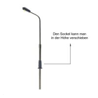 LED Straßenlampen N TT Peitschenleuchten weiß 1-flammig 4-6cm Set 10 Stück W30