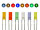 LED Zylinder 3mm diffus zylindrisch Flat Top LEDs 10 20 50 Stück und Set Auswahl Sortiment 80 Stück Set alle Farben