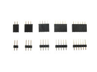 Micro Stecker Buchsen RM 2.54 2- 3- 4- 5- 6-polig...