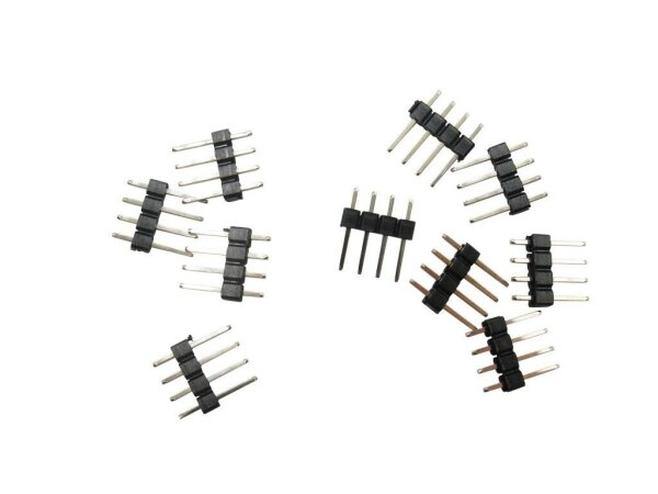 Micro Stecker Buchsen RM 2.54 2- 3- 4- 5- 6-polig Steckverbinder Wahl 10 Stück Stecker 4-polig