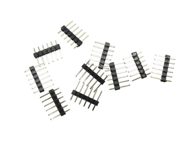 Micro Stecker Buchsen RM 2.54 2- 3- 4- 5- 6-polig Steckverbinder Wahl 10 Stück Stecker 6-polig