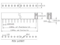 Micro Steckverbinder RM 1.0 2- 3- 4- 5- 6-polig Stecker + Buchse je 10 Stück