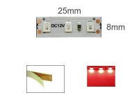 MINI LED Beleuchtung rot 2,5cm Häuser Kirmes Rummel...