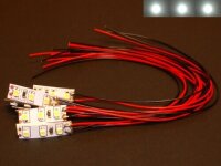 Mini LED Hausbeleuchtung mit Kabel weiß 8-16V...