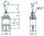 Miniatur Kippschalter Schalter 3-polig EIN/AUS/EIN 1xUM Umschalter 10 Stück S011