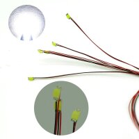 SMD LED 0402 0603 0805 1206 mit Microlitze Litze Kabel...