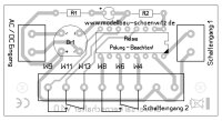 Universal Fernschalter Relais bistabil 9-24V 2xUM Relaisplatine 10 Stück A2079