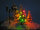 Weihnachtsbaum LED Lichterkette bunt beleuchtet 12 LEDs Tanne Schnee N TT S171