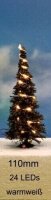 Weihnachtsbaum LED Lichterkette bunt beleuchtet Tanne...