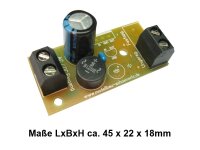 Brückengleichrichter Gleichrichter 2A für LEDs an AC - Fertigbaustein A2087
