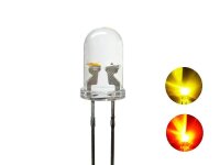 Duo LED 5mm bicolor LEDs 2pin Lichtwechsel Beleuchtung Loks Triebwagen H0 G 1 0