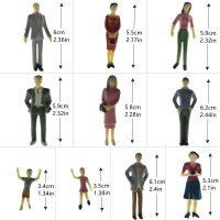 Figuren stehend sitzend 1:32 Reisende Spur 1 und Carrera 132 Set 14 Stück F43