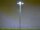 Flutlichtstrahler Flutlicht H0 12cm mit 4 LED Strahler am Mast 5 Stück S089