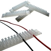 Kabelhalter Litzenhalter Halter für Litze + Draht + Kabel 100 Stück A2085