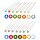 LED 1,8mm diffus klar mini Miniatur LEDs 7 Farben 10 20 50 100 Stück Set AUSWAHL