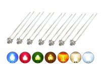 LED 1,8mm diffus und klar mini Miniatur LEDs 7 Farben,...