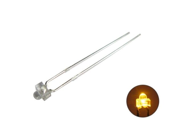 LED 1,8mm klar mini Miniatur LEDs 10 20 50 100 Stück Set 7 Farben zur AUSWAHL Gelb 20 Stück